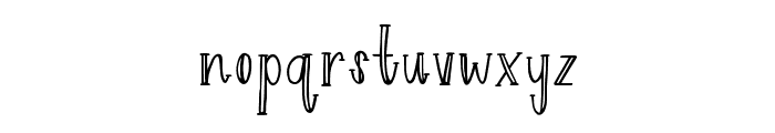 Quirky Serif Regular Font LOWERCASE