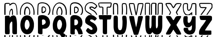 Quirky Stacked Font LOWERCASE