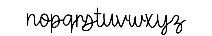 QuirkySweet Font LOWERCASE
