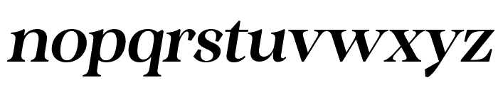 Quirlone Medium Italic Font LOWERCASE
