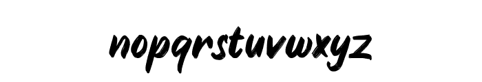 Quirthy Font LOWERCASE