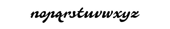 Quiscript Regular Font LOWERCASE