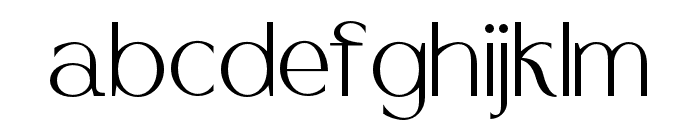 Quitella Regular Font LOWERCASE