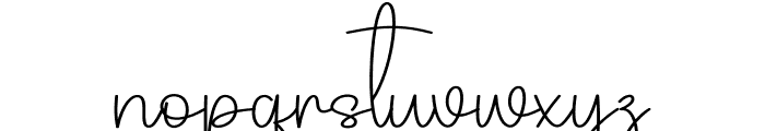 Quiteplace Font LOWERCASE