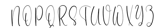 Quiteria Font UPPERCASE