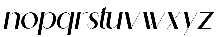 Quitle Italic Font LOWERCASE