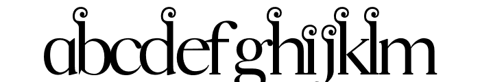 Quito Font LOWERCASE