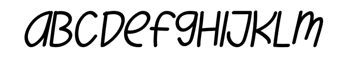 Quizy Italic Font UPPERCASE