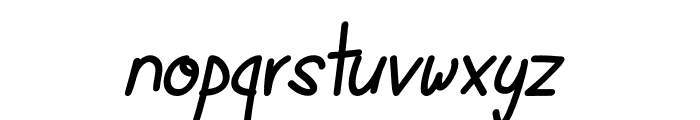 Quizy Italic Font LOWERCASE