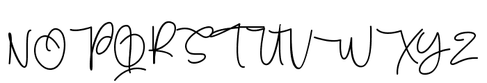 Qulthum Signature Font UPPERCASE
