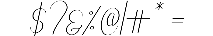QumalllaItalic-Italic Font OTHER CHARS