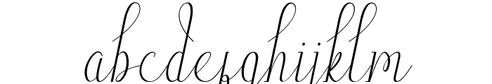 QumalllaItalic-Italic Font LOWERCASE
