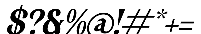 Qunaden Italic Font OTHER CHARS