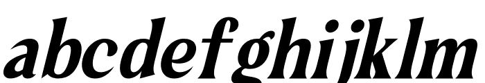 Qunaden Italic Font LOWERCASE