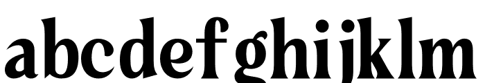 Qunaden Font LOWERCASE