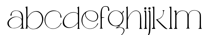 Qunya Font LOWERCASE