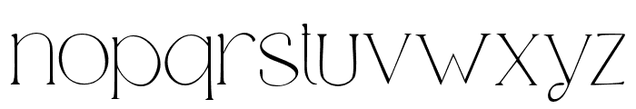 Qunya Font LOWERCASE