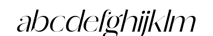 Quorina Italic Font LOWERCASE