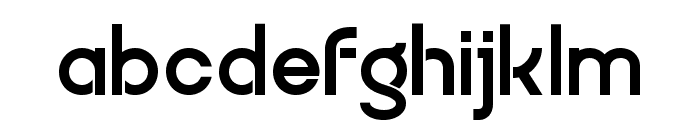 Quostige Flatted Black Font LOWERCASE
