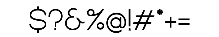 Quostige Flatted Regular Font OTHER CHARS