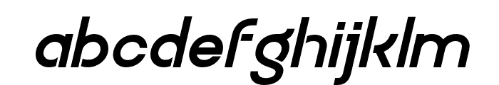 QuostigeFlatted-BlackItalic Font LOWERCASE