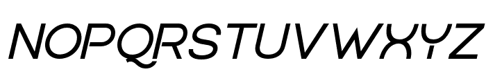 QuostigeFlatted-BoldItalic Font UPPERCASE