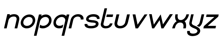 QuostigeFlatted-BoldItalic Font LOWERCASE