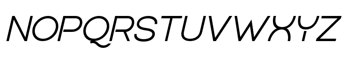 QuostigeFlatted-MediumItalic Font UPPERCASE