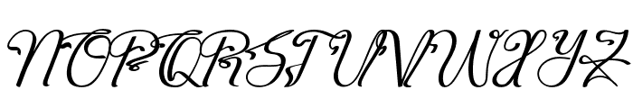 Quritta Regular Font UPPERCASE