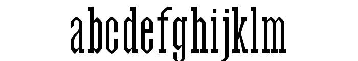 Qurrex regular Font LOWERCASE