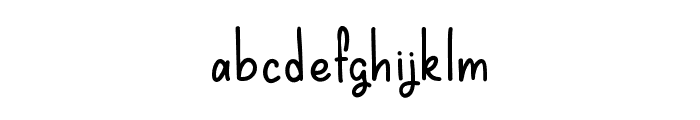 QusnaidyRegular Font LOWERCASE