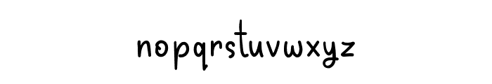 QusnaidyRegular Font LOWERCASE