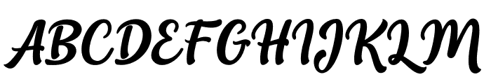 Quthey Font UPPERCASE