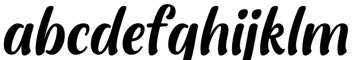 Quthey Font LOWERCASE