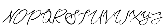 Qveen Signature Font UPPERCASE