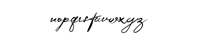 Qveen Signature Font LOWERCASE