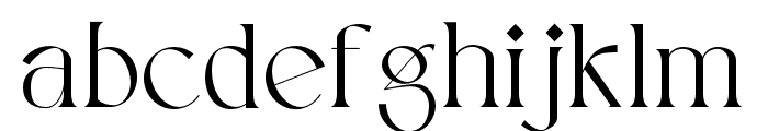 Qwergi Regular Font LOWERCASE