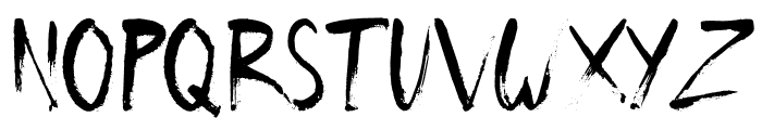 Qyburns Font UPPERCASE