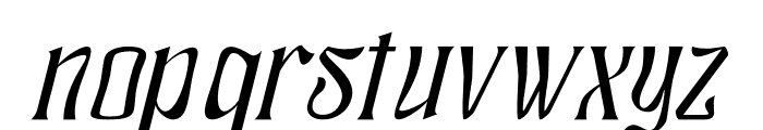 RAGHLICK Italic Font LOWERCASE