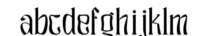 RAGHLICK Font LOWERCASE