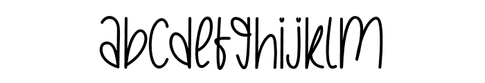 RAINBOW BUTTERFLY Font LOWERCASE
