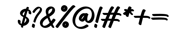 RAKEBOOM-Italic Font OTHER CHARS
