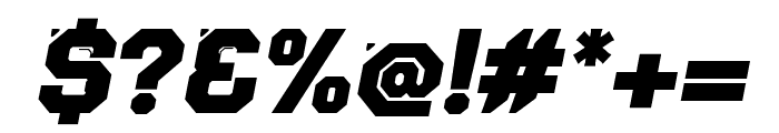 RAXON-Italic Font OTHER CHARS