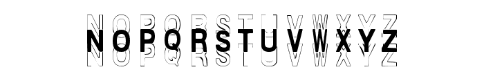 RB Stacked Font Regular Font LOWERCASE