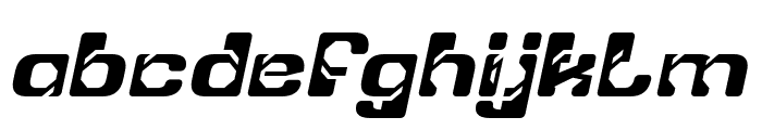REALISTIC OPTION Italic Font LOWERCASE