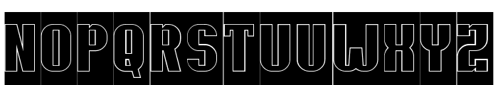 REALITY-Hollow-Inverse Font UPPERCASE