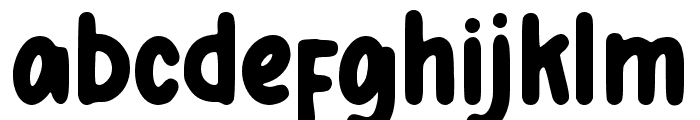 RED BURGER Font LOWERCASE
