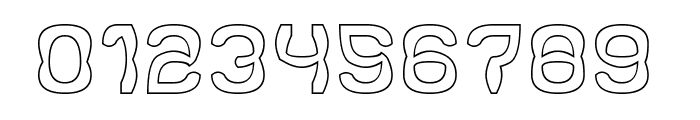 RED KING CRAB-Hollow Font OTHER CHARS