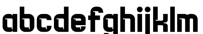 REFOLTER Font LOWERCASE