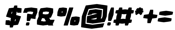REGGAE BASS Bold Italic Font OTHER CHARS